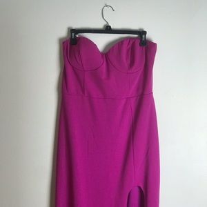 Long Violet Prom Dress